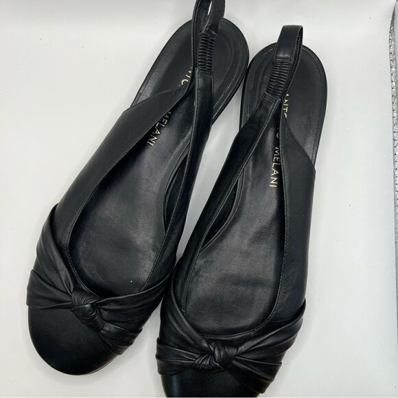 Antonio Melani Black twist toe flats - Picture 4 of 8